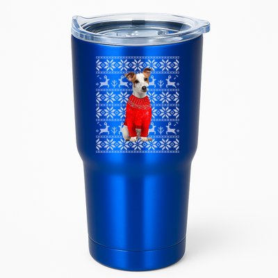 Jack Russell Terrier Ugly Sweater Christmas Meaningful Gift Funny Dog Gift Tumbler