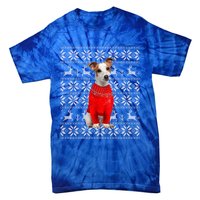 Jack Russell Terrier Ugly Sweater Christmas Meaningful Gift Funny Dog Gift Tie-Dye T-Shirt