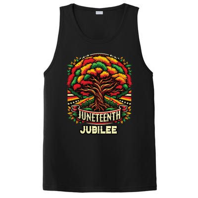 Junenth Root Tree 1865 Black History Vintage Retro Cool Gift PosiCharge Competitor Tank