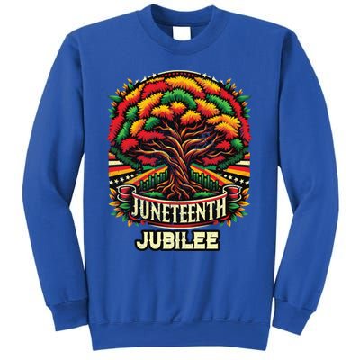 Junenth Root Tree 1865 Black History Vintage Retro Cool Gift Sweatshirt