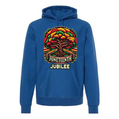 Junenth Root Tree 1865 Black History Vintage Retro Cool Gift Premium Hoodie