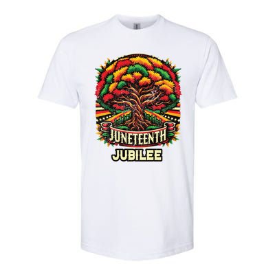 Junenth Root Tree 1865 Black History Vintage Retro Cool Gift Softstyle CVC T-Shirt