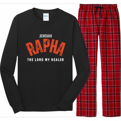 Jehovah Rapha The Lord My Healer Long Sleeve Pajama Set