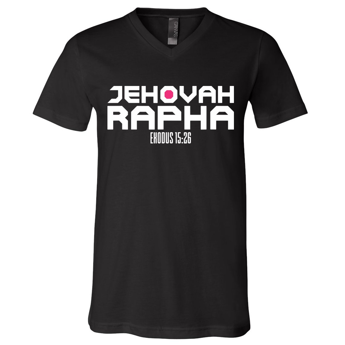 Jehovah Rapha The God Who Heals Exodus 1526 Christian V-Neck T-Shirt