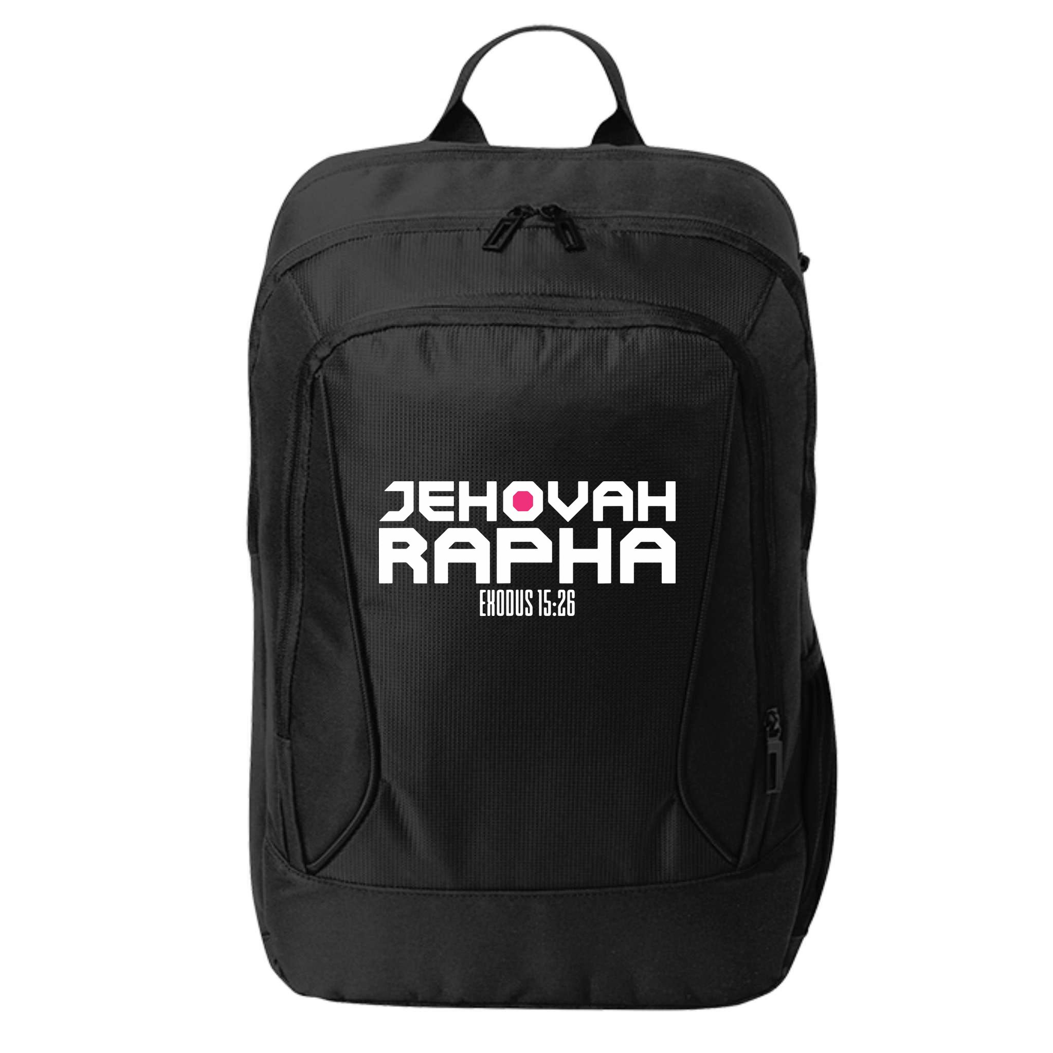 Jehovah Rapha The God Who Heals Exodus 1526 Christian City Backpack