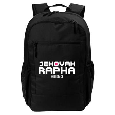 Jehovah Rapha The God Who Heals Exodus 1526 Christian Backpack