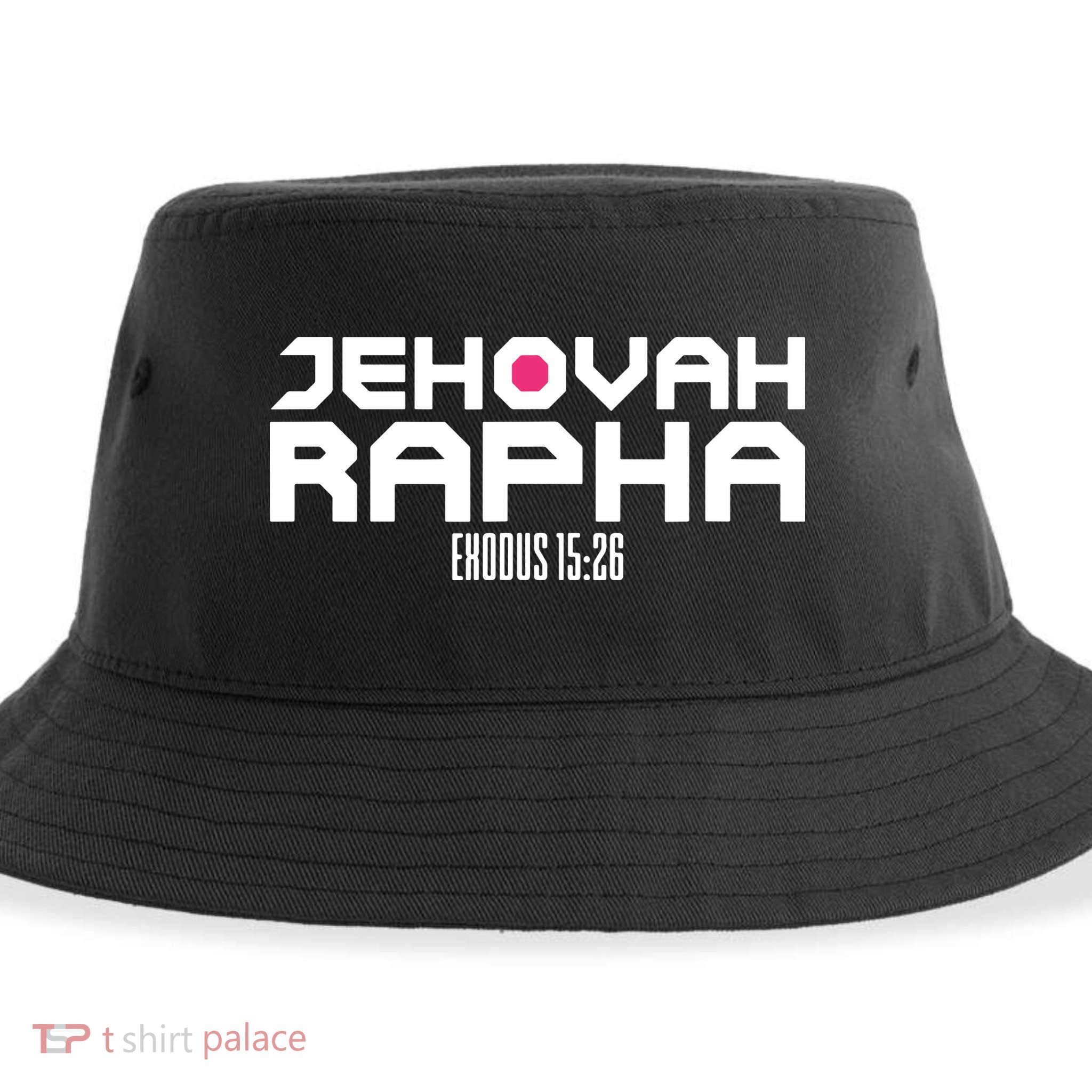 Jehovah Rapha The God Who Heals Exodus 1526 Christian Sustainable Bucket Hat