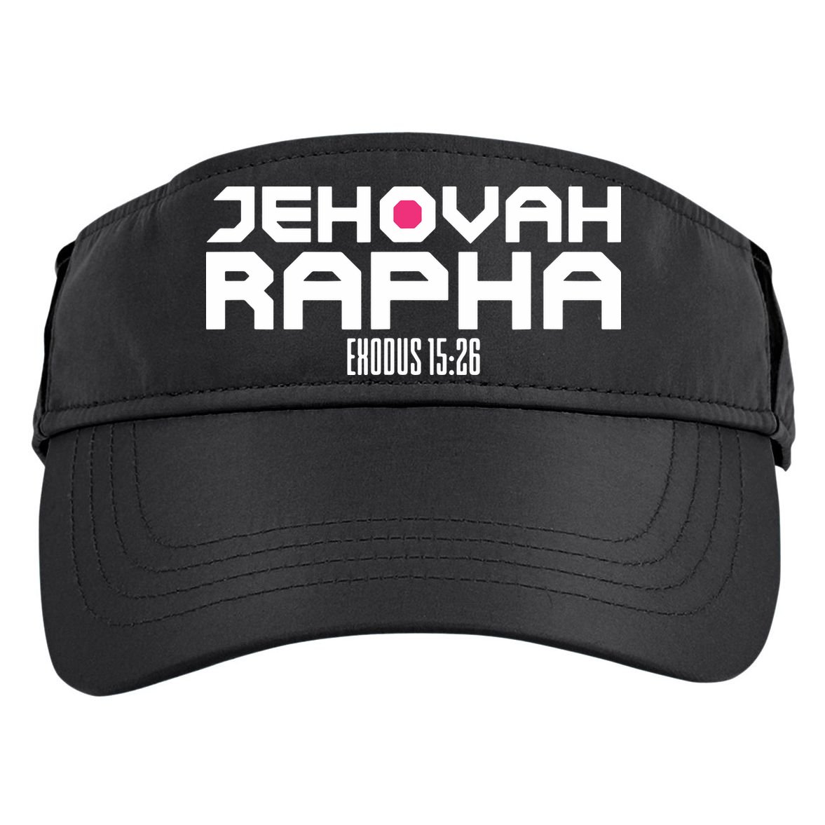 Jehovah Rapha The God Who Heals Exodus 1526 Christian Adult Drive Performance Visor