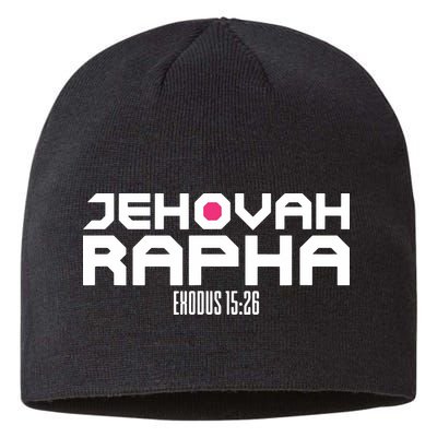 Jehovah Rapha The God Who Heals Exodus 1526 Christian Sustainable Beanie