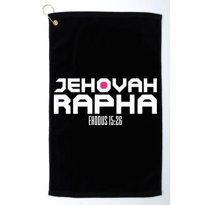 Jehovah Rapha The God Who Heals Exodus 1526 Christian Golf Towel