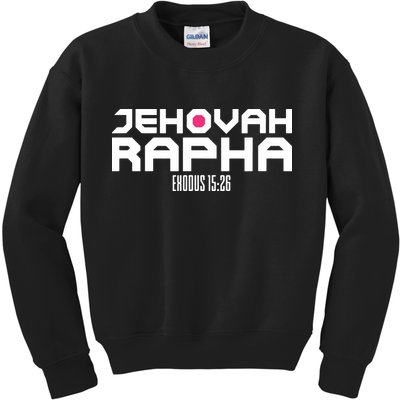 Jehovah Rapha The God Who Heals Exodus 1526 Christian Kids Sweatshirt