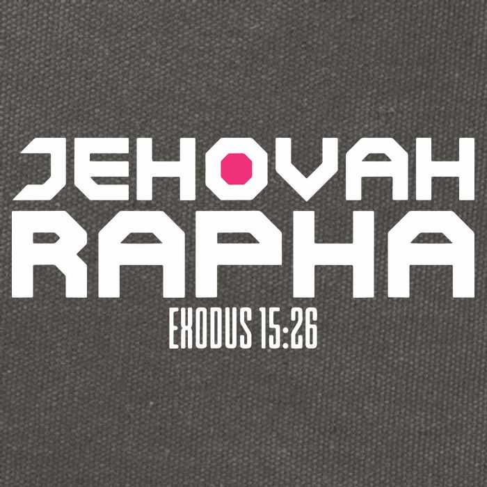 Jehovah Rapha The God Who Heals Exodus 1526 Christian Cotton Canvas Backpack