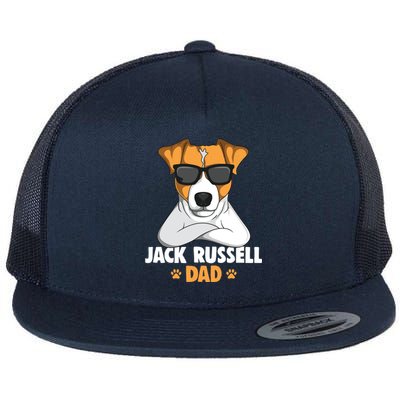 Jack Russell Terrier Dad Dog Flat Bill Trucker Hat