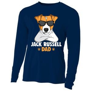 Jack Russell Terrier Dad Dog Cooling Performance Long Sleeve Crew