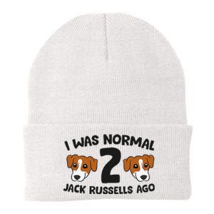 Jack Russell Terrier Owner I Was Normal 2 Jack Russells Ago Knit Cap Winter Beanie