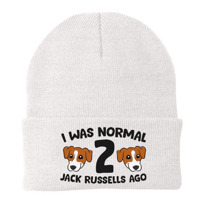 Jack Russell Terrier Owner I Was Normal 2 Jack Russells Ago Knit Cap Winter Beanie