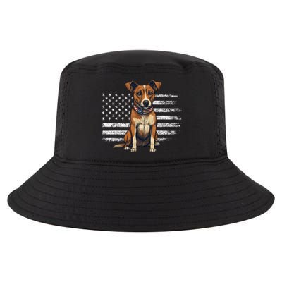 Jack Russell Terrier Dad Mom Dog Lover Usa Flag 4th Of July Cool Gift Cool Comfort Performance Bucket Hat