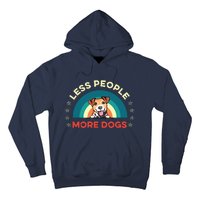 Jack Russell Terrier Dog Less People More Dogs Fathers Day Hoodie