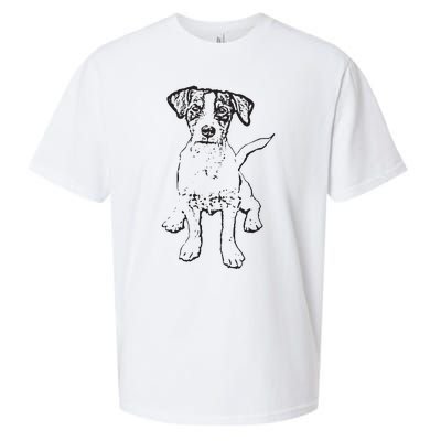 Jack Russell Terrier Gift For Dog Mom Dad Sueded Cloud Jersey T-Shirt