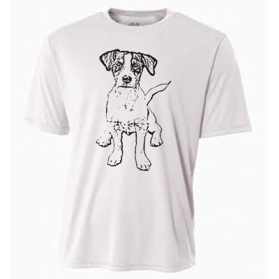 Jack Russell Terrier Gift For Dog Mom Dad Cooling Performance Crew T-Shirt