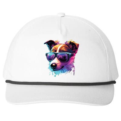 Jack Russell Terrier Dogs Jack Russell Terriers Snapback Five-Panel Rope Hat