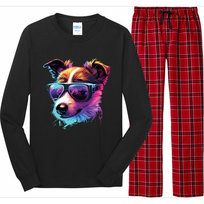 Jack Russell Terrier Dogs Jack Russell Terriers Long Sleeve Pajama Set