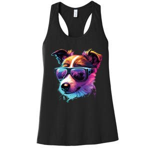 Jack Russell Terrier Dogs Jack Russell Terriers Women's Racerback Tank