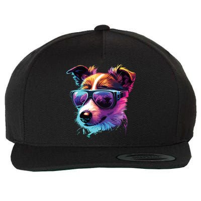 Jack Russell Terrier Dogs Jack Russell Terriers Wool Snapback Cap