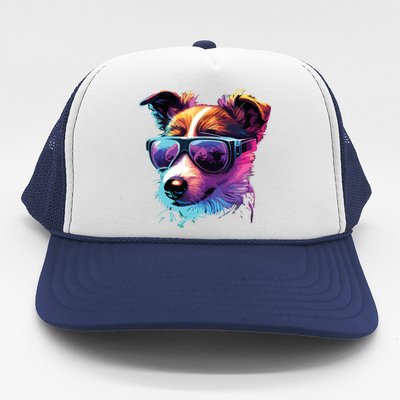 Jack Russell Terrier Dogs Jack Russell Terriers Trucker Hat