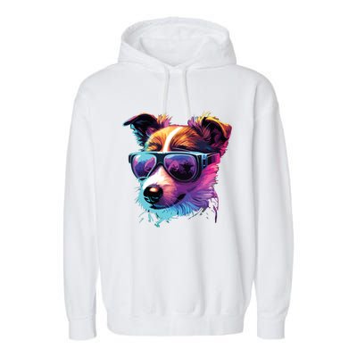 Jack Russell Terrier Dogs Jack Russell Terriers Garment-Dyed Fleece Hoodie