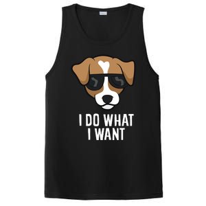 Jack Russell Terrier I Do What I Want Jack Russell PosiCharge Competitor Tank