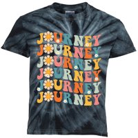 Journey Retro Vintage Personalized Name Gifts Kids Tie-Dye T-Shirt