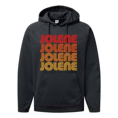 Jolene Retro Vintage 70s 80s Song Style Country Music Name Performance Fleece Hoodie