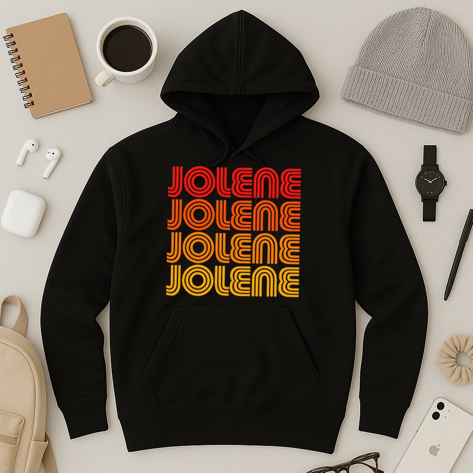 Jolene Retro Vintage 70s 80s Song Style Country Music Name Hoodie