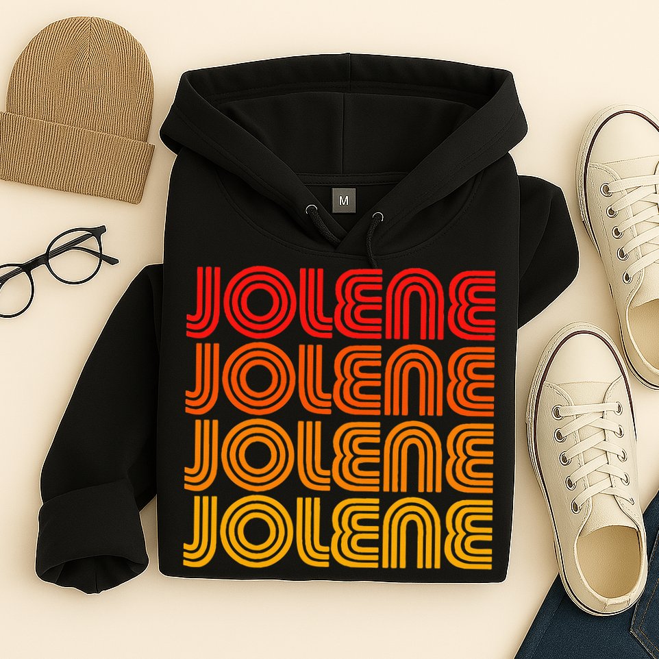 Jolene Retro Vintage 70s 80s Song Style Country Music Name Hoodie
