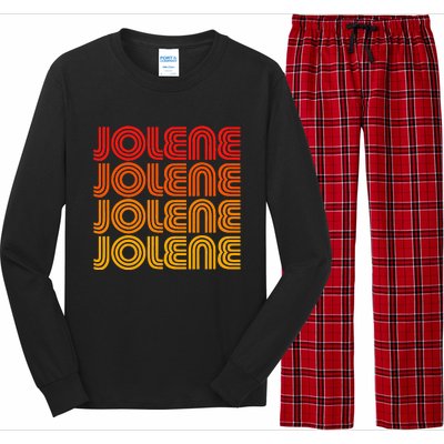 Jolene Retro Vintage 70s 80s Song Style Country Music Name Long Sleeve Pajama Set