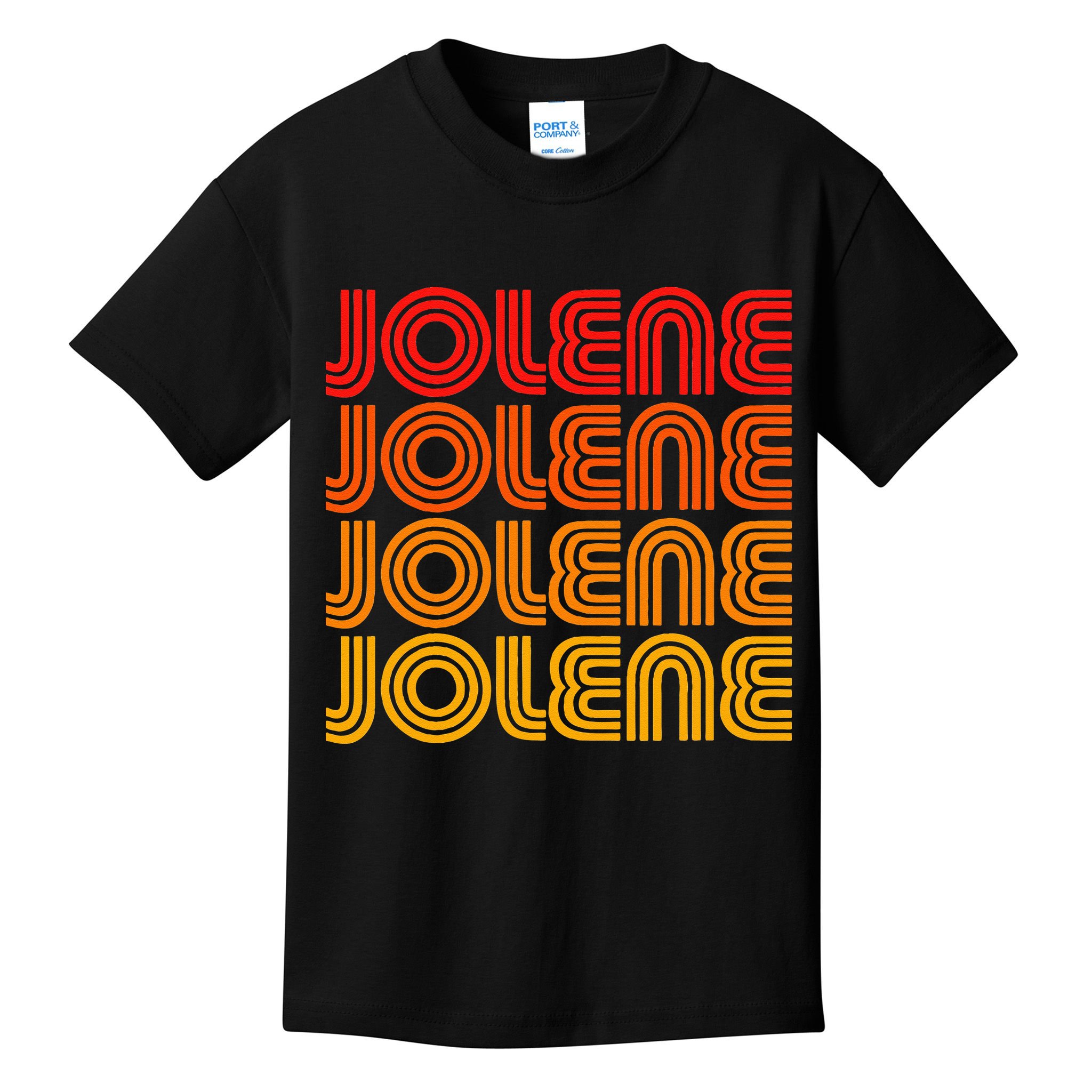 Jolene Retro Vintage 70s 80s Song Style Country Music Name Kids T-Shirt