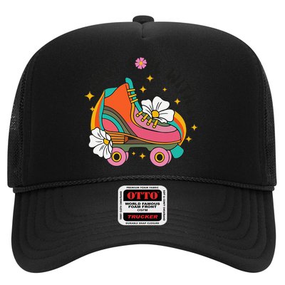 Just Roll With It Roller Skating Retro Summer Vintage Roller Hat