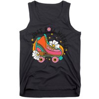 Just Roll With It Roller Skating Retro Summer Vintage Roller Tank Top