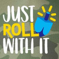 Just Roll with It Funny Matching Family Hanukkah Chanukah Legacy Tie Dye Trucker Hat
