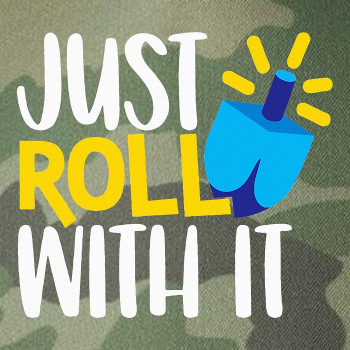 Just Roll with It Funny Matching Family Hanukkah Chanukah Legacy Tie Dye Trucker Hat