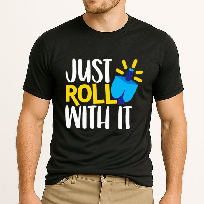 Just Roll with It Funny Matching Family Hanukkah Chanukah Performance Shirt