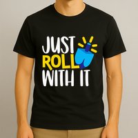 Just Roll with It Funny Matching Family Hanukkah Chanukah T-Shirt