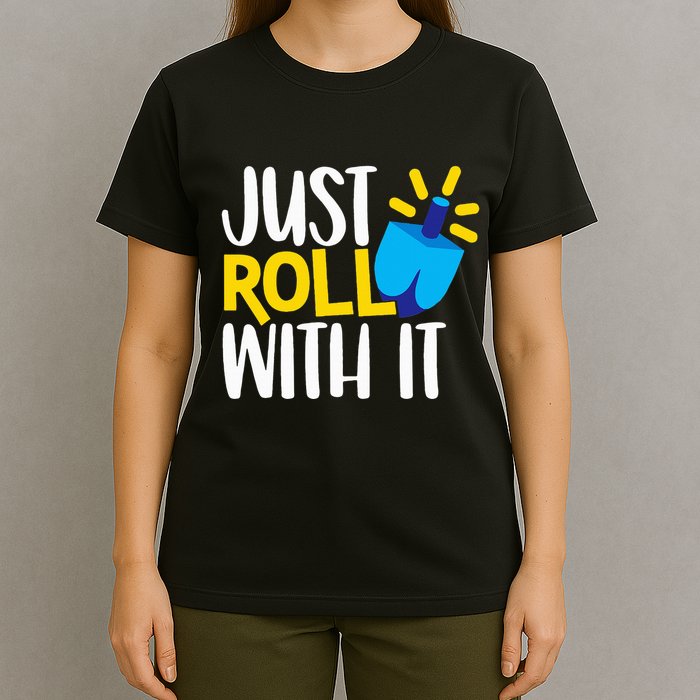 Just Roll with It Funny Matching Family Hanukkah Chanukah T-Shirt