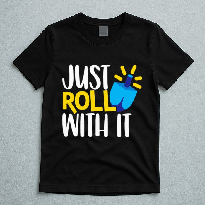 Just Roll with It Funny Matching Family Hanukkah Chanukah T-Shirt