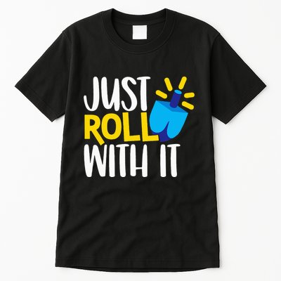 Just Roll with It Funny Matching Family Hanukkah Chanukah Tall T-Shirt