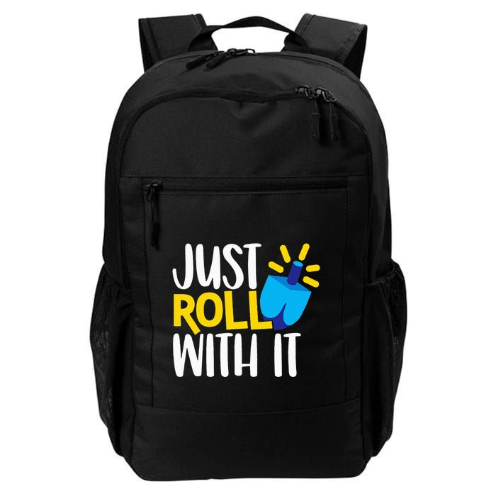 Just Roll with It Funny Matching Family Hanukkah Chanukah Backpack