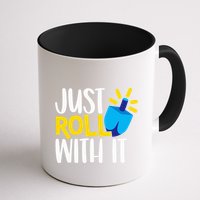 Just Roll with It Funny Matching Family Hanukkah Chanukah Mug