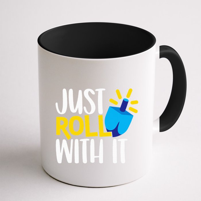 Just Roll with It Funny Matching Family Hanukkah Chanukah Mug
