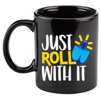 Just Roll with It Funny Matching Family Hanukkah Chanukah 11oz C Handle Ceramic Mug